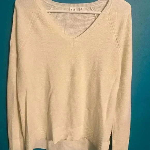 Gap Cream Wool Blend Knit Sweater - Picture 3 of 6